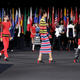 NEW YORK, NY - SEPTEMBER 11: Models walk the runway during the Opening Ceremony fashion show during New York Fashion Week at Jacob Javits Center on September 11, 2016 in New York City. (Photo by JP Yim/Getty Images)